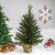 Medium Warsaw Twig Artificial Christmas Tree in Burlap Base - 18" - Unlit - IMAGE 1