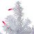 Pre-Lit Pine Slim Artificial Christmas Tree - 2' - White - Pink Lights - IMAGE 3