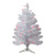 2' Pre-Lit White Pine Slim Artificial Christmas Tree - Pink Lights - IMAGE 1