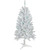 4' Pre-Lit White Artificial Christmas Tree, Green Lights - IMAGE 2