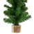 15" Alpine Slim Artificial Christmas Tree with Wood Base - Unlit - IMAGE 6