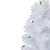 2' Pre-Lit Slim White Artificial Christmas Tree - Green Lights - IMAGE 3