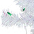 2' Pre-Lit Slim White Artificial Christmas Tree - Green Lights - IMAGE 4