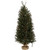 Medium Warsaw Twig Artificial Christmas Tree in Burlap Base - 4' - Clear Lights - IMAGE 2