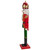 35.5" Red and Green Velvet Wooden Christmas Nutcracker King - IMAGE 4