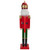 35.5" Red and Green Velvet Wooden Christmas Nutcracker King - IMAGE 5