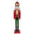 35.5" Red and Green Velvet Wooden Christmas Nutcracker King - IMAGE 1