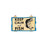 3.25" Blue, Beige, and Black Faux Wood "Keep Calm and Fish" Christmas Ornament - IMAGE 1