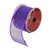 Shimmering Purple Wired Christmas Craft Ribbon 2.5" x 10 Yards - IMAGE 1