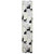 White and Black Playful Reindeer Christmas Wired Craft Ribbon 2.5" x 10 Yards - IMAGE 2