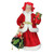 12" Mrs Claus with Present and Gift Bag Christmas Figure - IMAGE 1