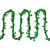 Irish Shamrock Tinsel St. Patrick's Day Garland - 25' x 2" - Green - Unlit