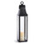 Vintage Style Stainless Steel Outdoor Candle Lantern - 33" - Washed Black - IMAGE 1