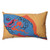 18.5" Orange with a Blue Fish Rectangular Decorative Indoor Throw Pillow - IMAGE 1