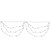 Set of 150 Blue and Clear Mini Swag Christmas Lights - 7.5 ft White Wire - IMAGE 1