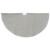 Hexagon Quilted Pattern Christmas Tree Skirt - 18" - Off-White - IMAGE 1