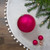 Magenta Pink Shatterproof Matte Christmas Ball Ornament 8" (200mm) - IMAGE 2