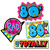 Club Pack of 48 Vibrantly Colored 80's Cutout Party Decors 15.5" - IMAGE 1