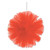 Club Pack of 24 Decorative Ravishing Red Puffed Tulle Balls 8" - IMAGE 1