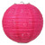 Club Pack of 18 Decorative Hot Pink Lace Paper Lanterns 8" - IMAGE 1