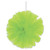 Tulle Pom Poms Hanging Party Decorations - 8" - Lime Green - Pack of 24 - IMAGE 1
