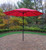 9ft Red Outdoor Patio Market Umbrella with Hand Crank and Tilt - IMAGE 3