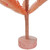 2' Medium Pink Pastel Peach Sisal Pine Artificial Easter Tree - Unlit - IMAGE 3
