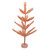 2' Medium Pink Pastel Peach Sisal Pine Artificial Easter Tree - Unlit - IMAGE 1