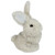 4.75" White Plush Standing Easter Bunny Rabbit Spring Tabletop Figurine - IMAGE 2