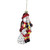Fireman Santa Claus with Dalmatian Glass Christmas Ornament - 5" - Red and White - IMAGE 3