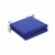 Set of 2 Blue Solid Outdoor Patio Square Corner Seat Cushion with Ties 20" - IMAGE 1