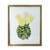 24" Yellow and Green Cactus Wooden Framed Print Wall Art - IMAGE 1