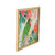 14" Green and Pink Parrot Bird Decorative Wooden Framed Prints Wall Art - IMAGE 2