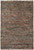 2’ x 3’ Brown and Slate Charcoal Carved Hand Knotted Rectangular Rug - IMAGE 1