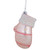 Baby's 1st Christmas Mitten Glass Ornament - 4" - Pink - IMAGE 3