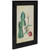Framed Floral Cactus Photo Frame Wall Art - 14" - IMAGE 4