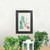 14" Green and Red Cactus Art with Photo Frame - IMAGE 3