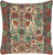 20" Beige and Red Contemporary Square Throw Pillow - IMAGE 1