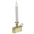 11" Battery Operated White and Gold LED Christmas Candle Lamp with Toned Base - IMAGE 3