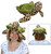 Pack of 6 Plush Sea Turtle Adult Women's Hat Costume Accessories - One Size - IMAGE 1