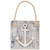 7.25” Blue and White Cape Cod Inspired Anchor Wall Hanging Plaque - IMAGE 2