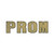 Club Pack of 12 Gold and Black Ready for Prom Night Shimmering Streamers Wall Decors 72" - IMAGE 1