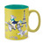 5” Decorative Yellow with Green, Blue and White Parisian Experience Drink Mug - IMAGE 3