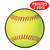 Softball Cutouts - 10" - Yellow and Red - Pack of 12 - IMAGE 3