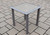 Screen Printed Glass Top Outdoor Patio Side Table - 18" - Beige - IMAGE 2