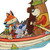 3D Woodland Friends Fishing Boat Party Centerpiece - 15" - Pack of 12 - IMAGE 4