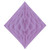 Club Pack of 12 Honeycomb Lavender Diamond Hanging Decorations 12.5” - IMAGE 1