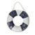 12” Blue and White Nautical Swim Ring Wall Hanging Decor - IMAGE 1