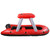Inflatable Red and White Fire Boat Ride-On Water Squirter Swimming Pool Toy, 60-Inch - IMAGE 4