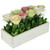 9.5" Yellow and White Potted Springtime Artificial Flowers - IMAGE 2